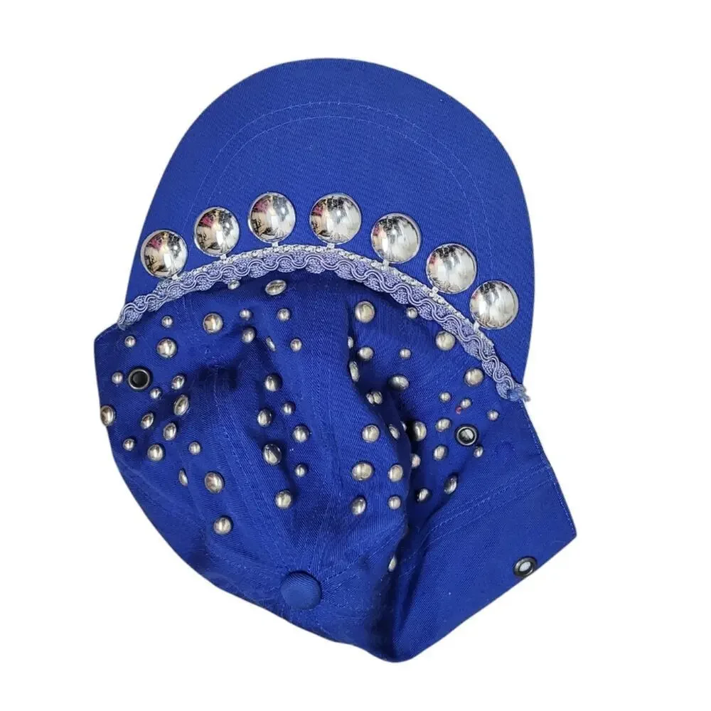 ROYAL BLUE LADIES Embellished Hat